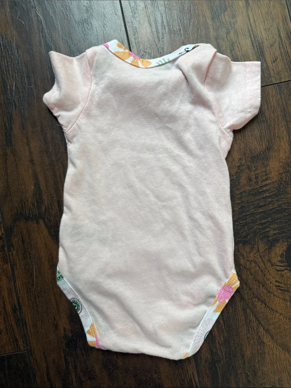 Floral shirt onesie